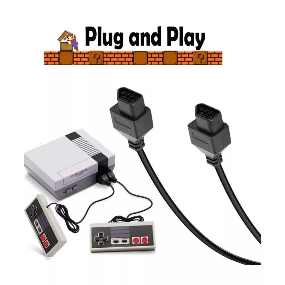Nintendo NES Original Console Wired Controllers Remote Bundle of 2